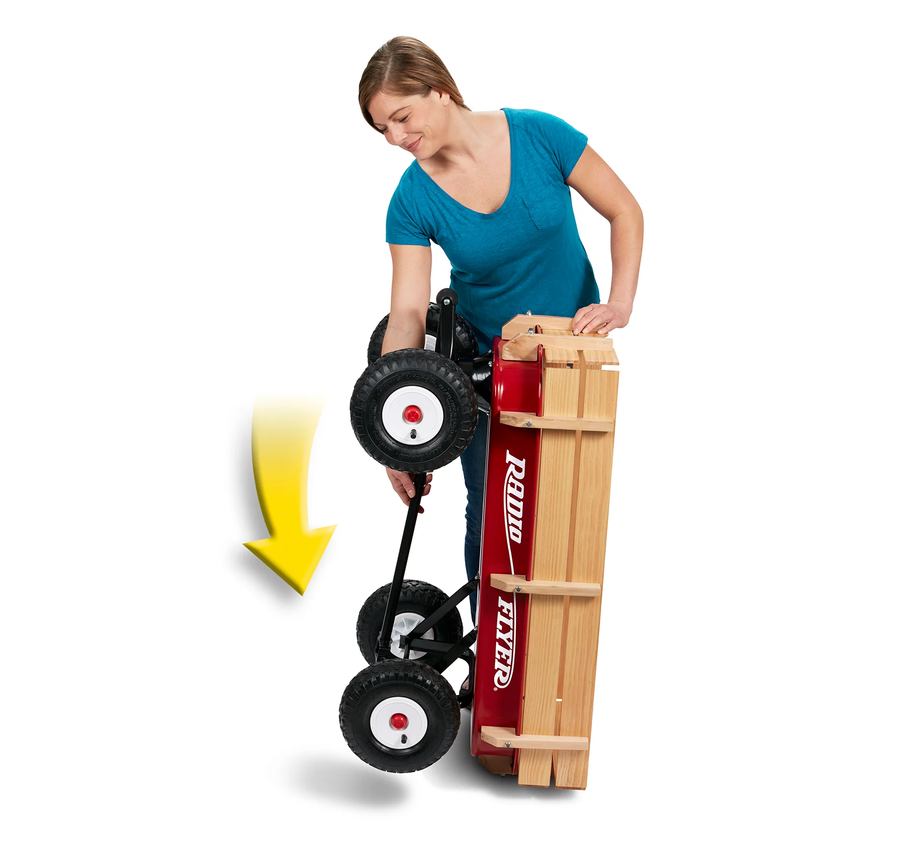 All-Terrain Steel & Wood Wagon - Image 6