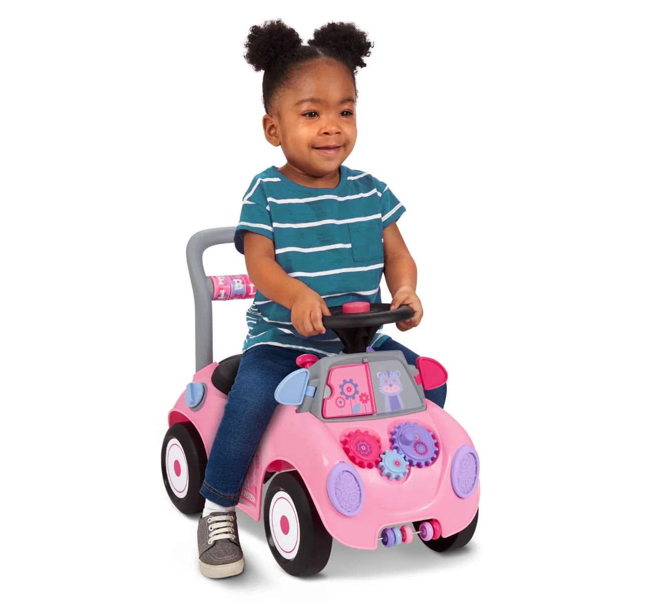 Creativity Car: Pink Ride-On Push Car - Image 3